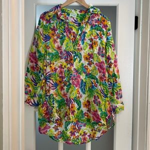 100% cotton beach coverup